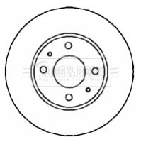 BORG & BECK Тормозной диск BBD5005